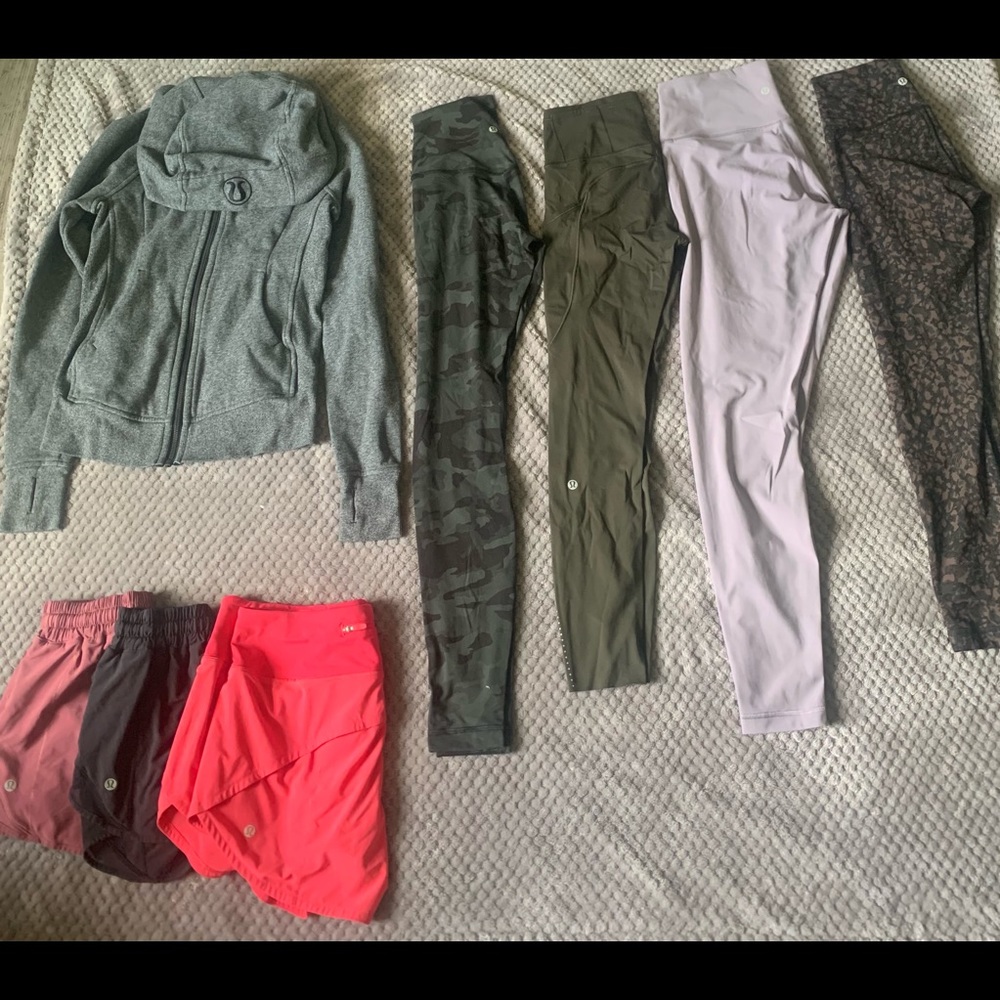 Lululemon lot -swipe for sizes and price
